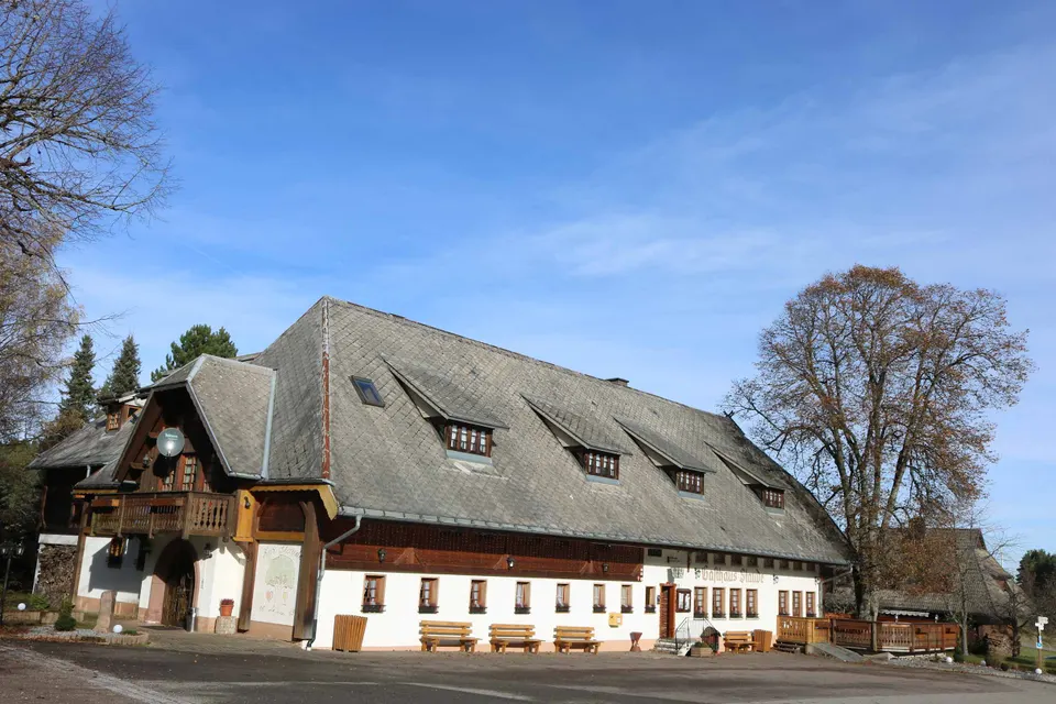 The Gasthaus from the road